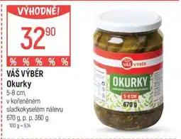 Globus VÁŠ VÝBĚR Okurky nabídka