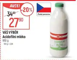 Globus Váš výběr Acidofilní mléko nabídka