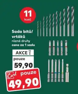 Kaufland Sada bitů/vrtáků nabídka