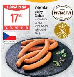 Globus Vídeňské párky Globus nabídka
