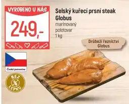 Globus Selský kuřecí prsní steak Globus nabídka