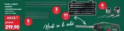 Kaufland Sada vrtáků/sekáčů/vrtacích korunek nabídka