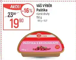 Globus Váš výběr Paštika nabídka
