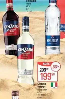 Globus Cinzano Vermut nabídka