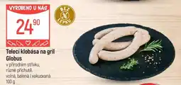 Globus Telecí klobása na gril Globus nabídka