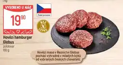 Globus Hovězí hamburger Globus nabídka