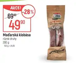 Globus Maďarská klobása nabídka