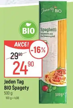 Globus Jeden Tag BIO Špagety nabídka