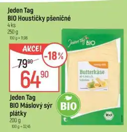 Globus Jeden Tag BIO Máslový sýr plátky nabídka