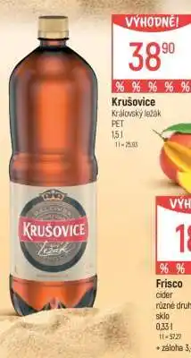 Globus Krušovice Královský ležák nabídka