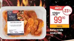 Globus Kuřecí křídla smoky BBQ nabídka