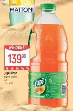 Globus Jupí sirup nabídka