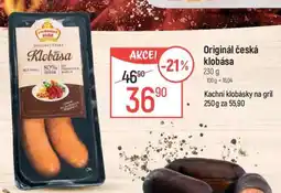 Globus Originál česká klobása nabídka