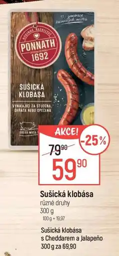Globus Sušická klobása nabídka