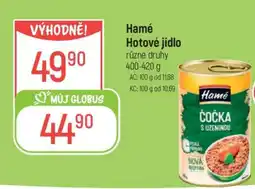 Globus HAMÉ Hotové jídlo nabídka
