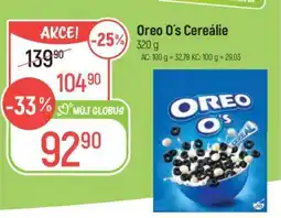 Globus Oreo O’s Cereálie nabídka