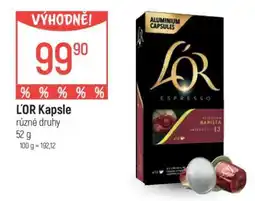 Globus L’OR kapsle nabídka