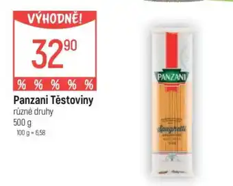 Globus Panzani Těstoviny nabídka