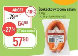 Globus Špekáčkový točený salám nabídka