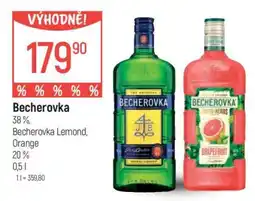 Globus Becherovka nabídka