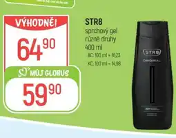 Globus STR8 sprchový gel různé druhy 400 ml nabídka