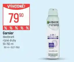 Globus Garnier deodorant nabídka