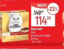 Globus Gourmet Gold konzervy pro kočky 8x 85 g nabídka