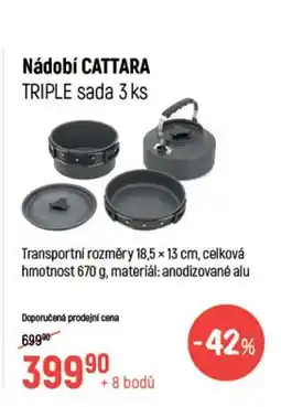 Globus Nádobí CATTARA TRIPLE sada 3 ks nabídka