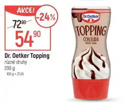 Globus Dr. Oetker Topping nabídka