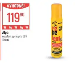 Globus ALPA repelent sprej pro děti 100 ml nabídka