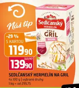 Terno Sedlčanský hermelín na gril nabídka