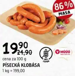 Terno Písecká klobása nabídka