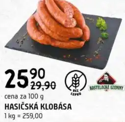 Terno Hasičská klobása nabídka