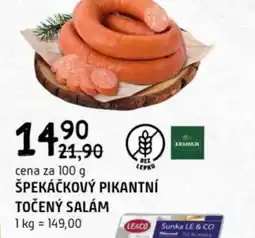 Terno Špekáčkový pikantní točený salám nabídka