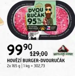 Terno Hovězí burger-dvouručák nabídka