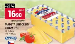 Terno Madeta jihočeský eidam sýr nabídka