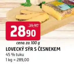 Terno Lovecký sýr s česnekem nabídka