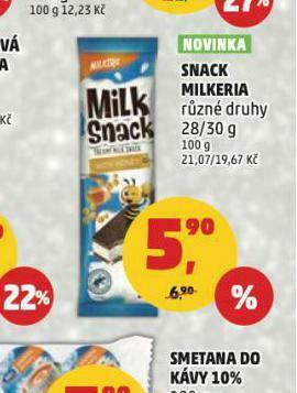 Penny Market Snack milkeria nabídka