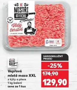 Kaufland Vepřové mleté xxl nabídka