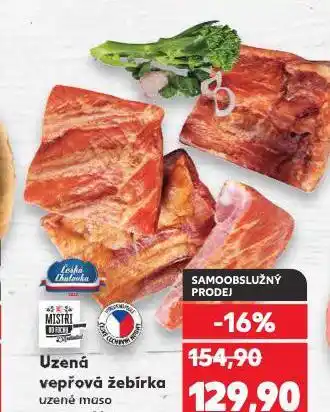 Kaufland Uzená vepřová žebírka nabídka