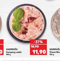 Kaufland Camping salát nabídka