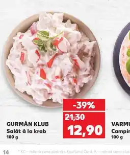 Kaufland Salát á la krab nabídka