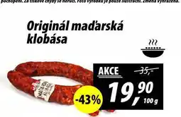 ZEMAN Originální maďarská klobása nabídka