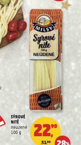 Penny Market Sýrové nitě nabídka