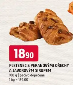 Terno Pletenec s pekanovými ořechy a javorovým sirupem nabídka