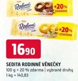 Terno Sedita rodinné věnečky nabídka