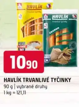 Terno Havlík trvanlivé tyčinky nabídka