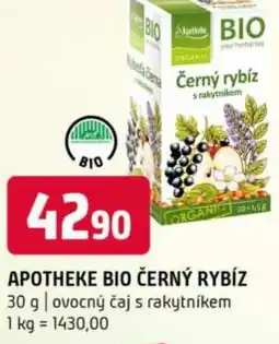 Terno Apotheke bio černý rybíz nabídka