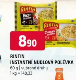 Terno Rintin instantní nudlová polévka nabídka