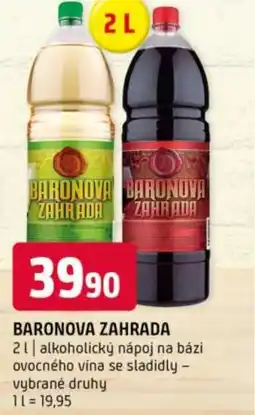 Terno Baronova zahrada nabídka